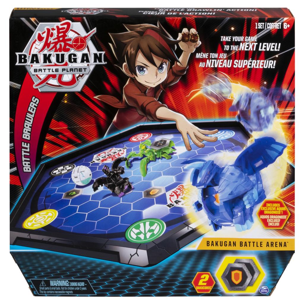 Spin master игровой набор bakugan с ареной и фигуркой-трансформером / цвет  синий