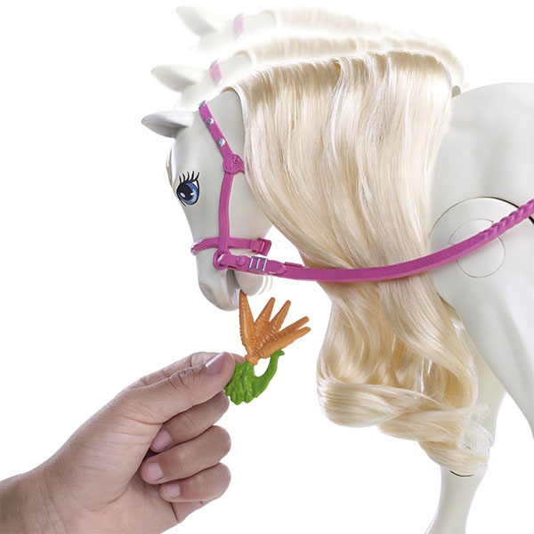Подарочный набор карета с лошадью для куклы типа барби, лошадь ходит