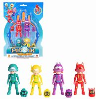 Petronix Игровой набор 4 фигурки героев					