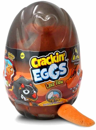 Crackin'Eggs Игрушка-сюрприз Динозавр в яйце, 12 см, серия Лава